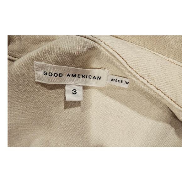 Good American Jumpsuit Fit for Success Palazzo Jumpsuit in Bone, Womens Sz 3 NEW - Picture 7 of 12